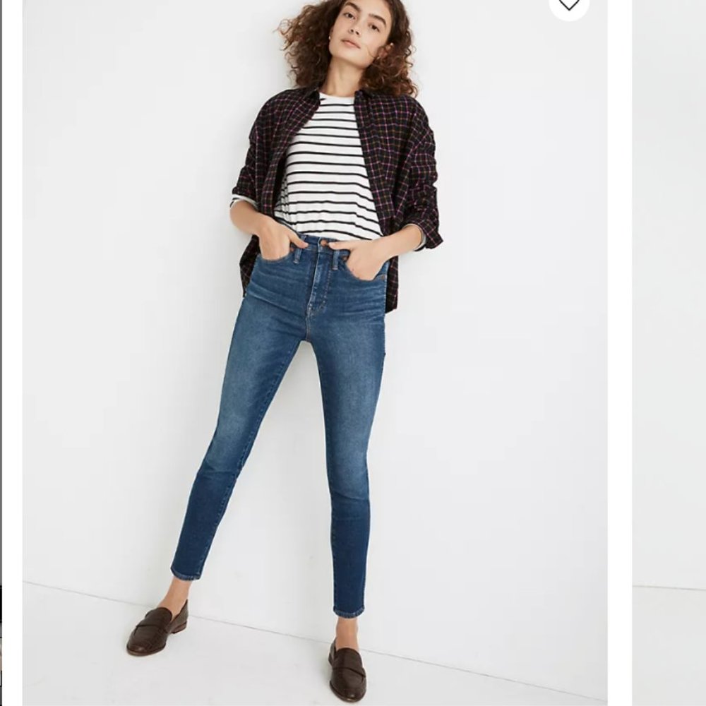 Madewell 10" High Rise Skinny 27T